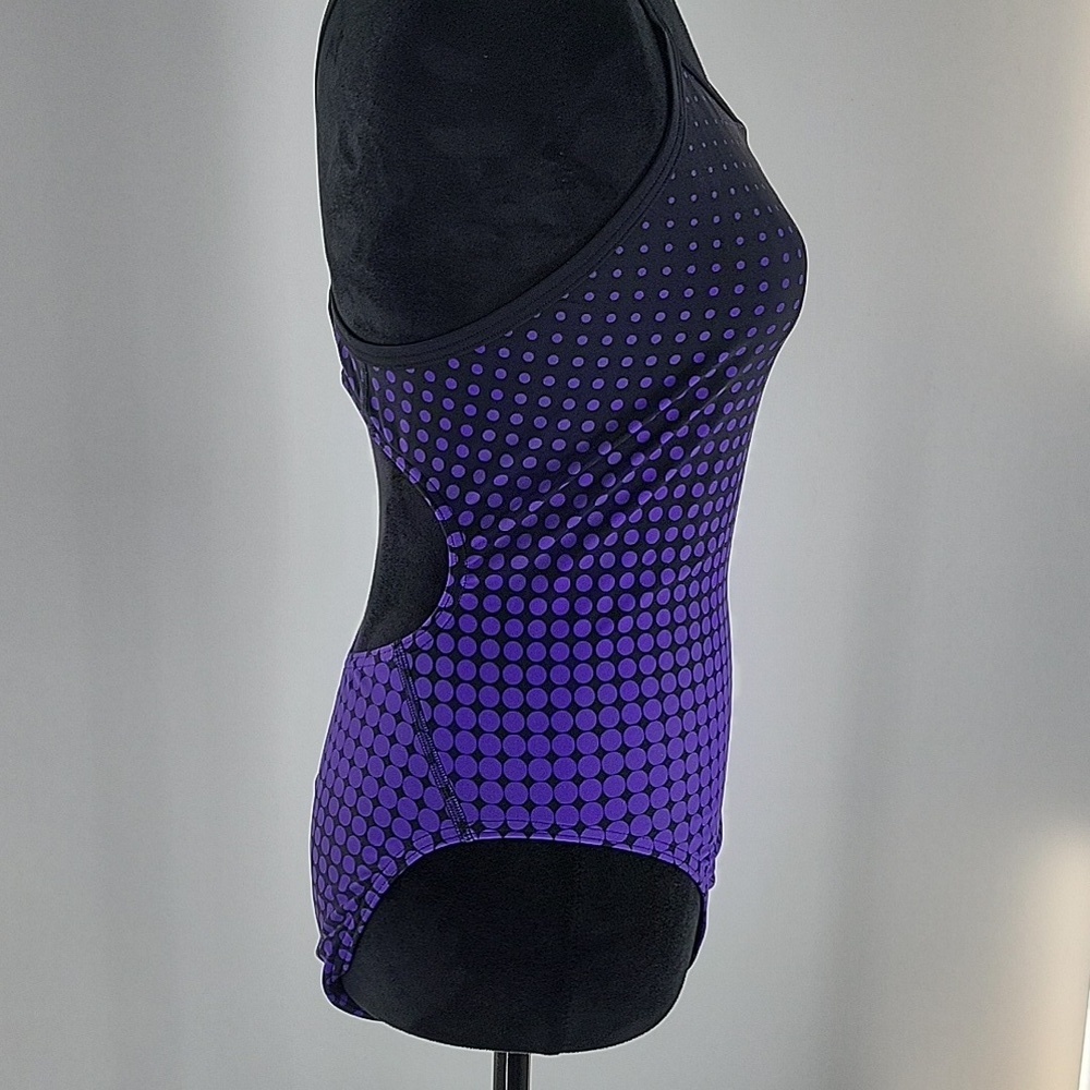 Women's Black and Purple Competition Swimwear NWT - Picture 15 of 16